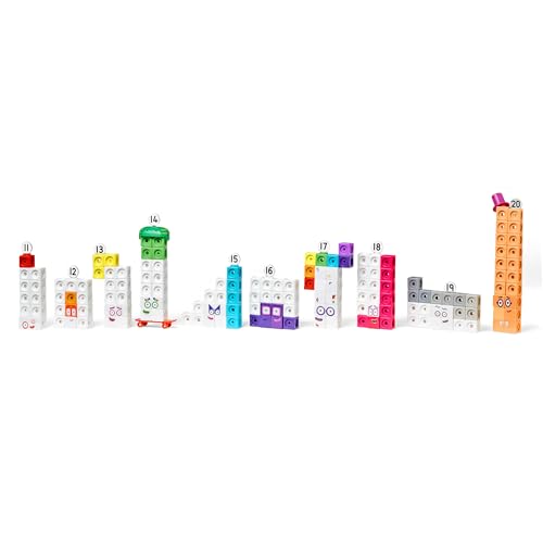 Numberblocks MathLink Cubes ナンバーブロックス 11-20 キューブ 155個入り アクティビティセット 算数おもちゃ 正規品 94477
