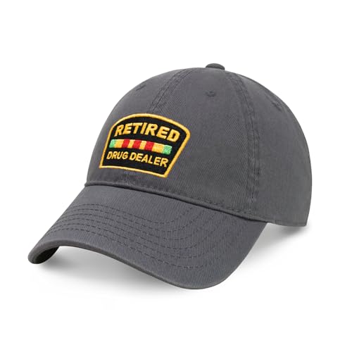Image of Funny Cotton Dad Hat, Retired Drug Dealer Strip Club Veteran Low Profile