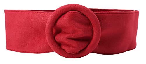Chendvol Women's Waist Wrap Belt with Buckle Wide Stretchy Cinch Belt