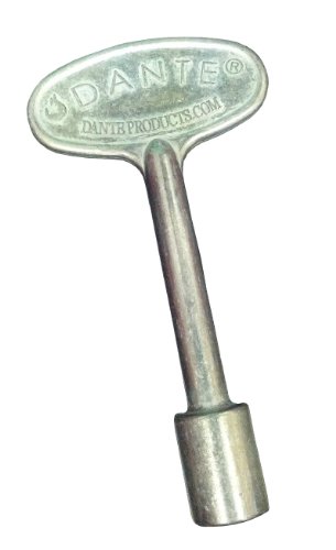 Dante Products Unfinished Universal Gas Valve Key 3-inch Ready to Paint