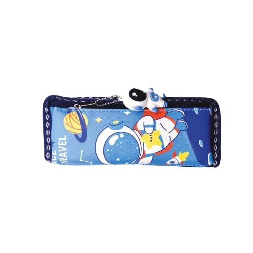 ESTOJO ESCOLAR AVENTUREIRO ASTRONAUTA COR AZUL FF9021 - FOFY