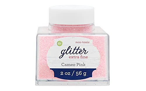 Sulyn 2oz. Glitter Stacker Jar- Cameo Pink