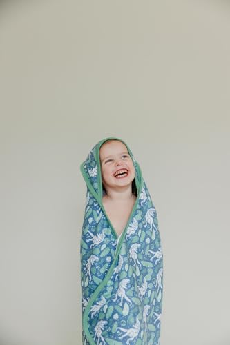Image of Copper Pearl Hooded Bath Towels Premium Knit /Terry Cloth Baby Towels with Hood, Pockets, and Cool Designs - Great to Gift and Make Bath Time Fun - Baby Bath Towel, Jurassic Park