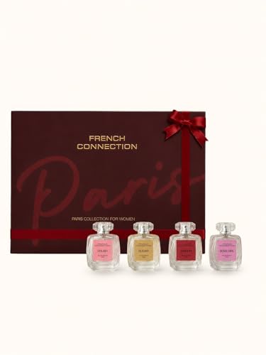 Image of FRENCH CONNECTION | PARIS COLLECTION | GIFT SET FOR WOMEN | LUXURY GIFTING FOR SPECIAL OCCASIONS | IDEAL FOR WIVES | BIRTHDAY & ANNIVERSARY KITS | 30ML X 4