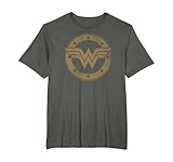 DC Comics Wonder Woman Distressed Shield Camiseta