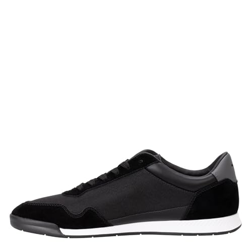 Image of BOSS Men's Titanium SL sdtxny Trainers Made of Various Materials with Suede Details and Lacing Size
