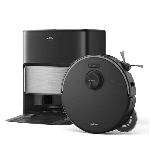 Image of Mova P70 Pro Ultra Robot Vacuum and Mop, 30,000Pa Suction, 212℉ Hot Water Mop Self-Cleaning & 1-Hour Fast Drying, Corner-to-Edge Deep Cleaning, Auto-Empty Dock, AI Object Recognition, Black