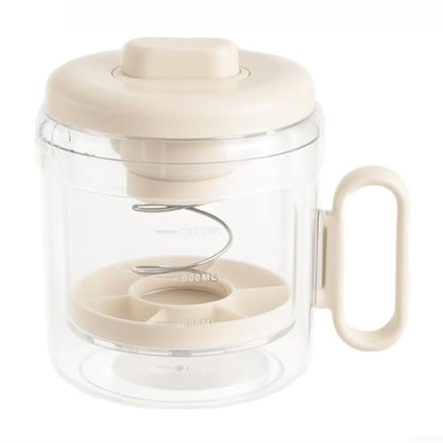 Dispositivo de cocina multifuncional para colar yogur griego y prensar tofu, leche de nueces y queso, incluye tapa protectora y mango ergonómico (metros blanco)
