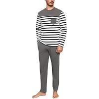 Aseniza Pijama Hombre Invierno de Algodón Pijamas Hombre de