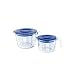 Produktbild Doonmi - 2 Pack Premium Glasmessbecher mit Lid2 Becher, 4 Becher) Hitzebeständig und Mikrowellengeeignet,einfacher Handgriff, Temperaturbeständige Backbecher für zu Hause.