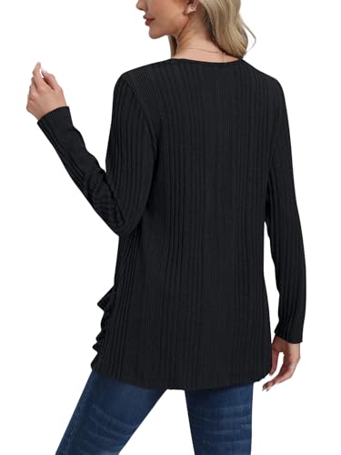 Image of MLXSJ Women's Cardigan Lightweight Long Sleeve Open Front Cardigans with Pockets
