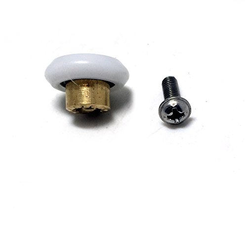 4PCS x Shower Door Rollers,Roller Diameter 19/23/25/27mm, for The Bathroom Pan Glass Sliding Door Pulleys/Runners/Wheels,Strong Load-Bearing Capacity, Ultra-Quiet,CY103-4PCS - Thumbnail 2