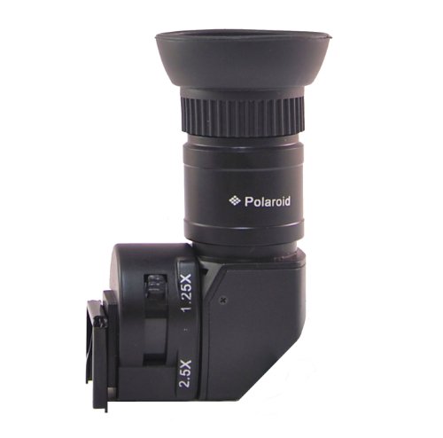 Polaroid 1X-2.5X Right Angle Viewfinder For Canon Eos, Nikon, Olympus, Panasonic, Sony, & Pentax Digital Slr Cameras #TOP26