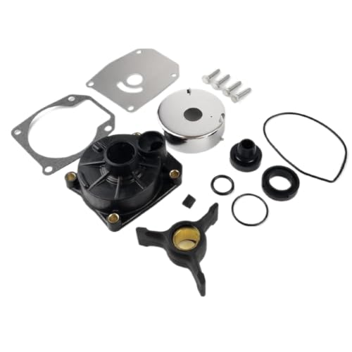 Kit de reparación de impulsor de bomba de agua compatible con motores fueraborda OMC 28 35 40 48 50 - Reemplaza los números de pieza 438592 433548 433549