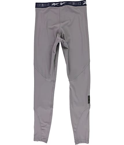 Reebok Womens Vector Mesh Compression Athletic Pants, Grey, Medium #TOP1