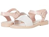 mini melissa Girl's Mel Mar Sandal INF (Little Kid/Big Kid) Beige/White/Pink 1 Little Kid M