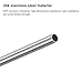 uxcell 304 Stainless Steel Capillary Tube, OD 5mm x 0.1mm Wall Thick 250mm Length Metal Tubing for Industry Machinery