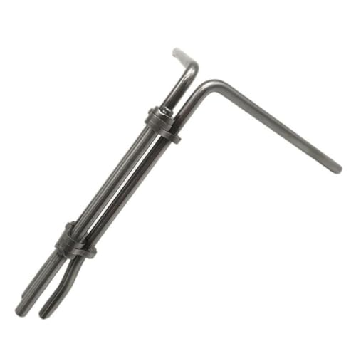 ADOCARN Herramienta de Instalación para Sellos en U de Vástago de Pistón Hidráulico, Varilla de Acoplamiento de Hierro Resistente, 22-40 Mm, Uso Automotriz para Cilindros Hidráulicos