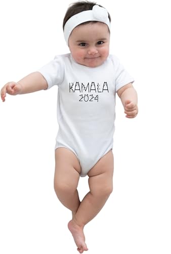 NB White Infant Cats Spell Out Kamala Creeper