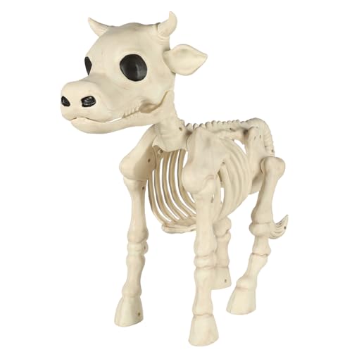 Seasons Large Skeleton Cow Halloween Decoration for Crazy Bonez Skeleton Line
