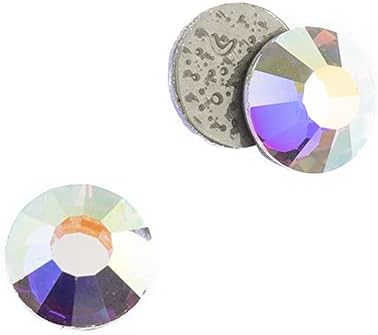 Miniatura 2 de 144 adornos de diamantes de imitación de Preciosa Viva 12 Crystal AB con parte trasera plana ss12