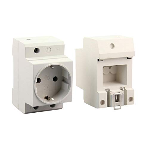 Generic 250V 16A European Standard Type Din Rail Mount Outlet Eu 16A 2P