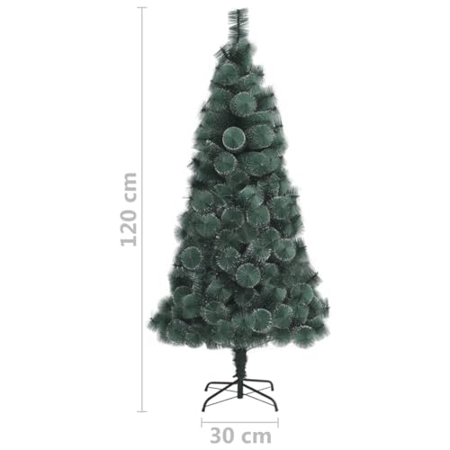 Árbol de Navidad artificial de 120 cm con soporte de acero reutilizable 7