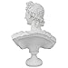 Design Toscano Apollo Belvedere Bust Statue, Single, White Twin