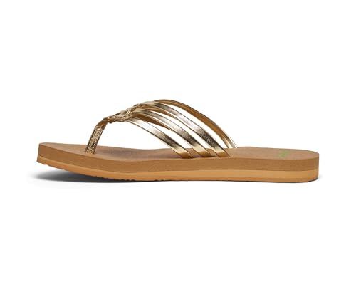 Image of Sanuk Women's Yoga Sandy | Yoga Mat Footbed | Flip Flops for Women | Yoga Sandals For Women