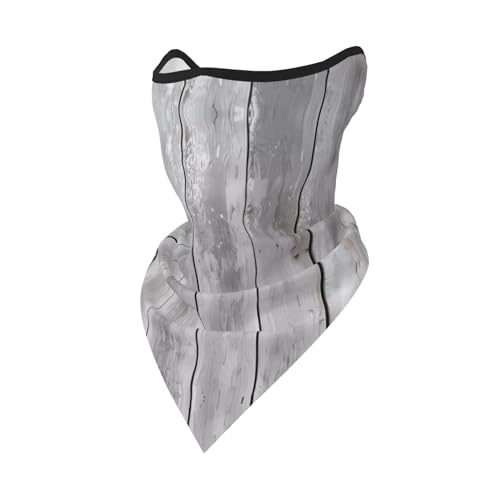 POEZJZW Bandana con estampado de tablones grises, bufanda para la cara, calentador de cuello, multifuncional, sin costuras