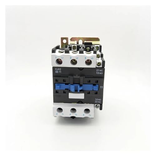 220V Coil Motor Controller AC Contactor 3 Pole 3P NO NC 660V 37KW CJX2-6511