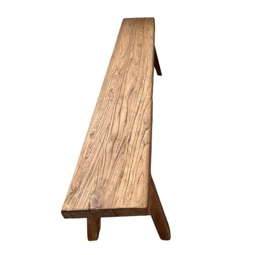 Banc rustique en bois massif 120cm pour entree et salon