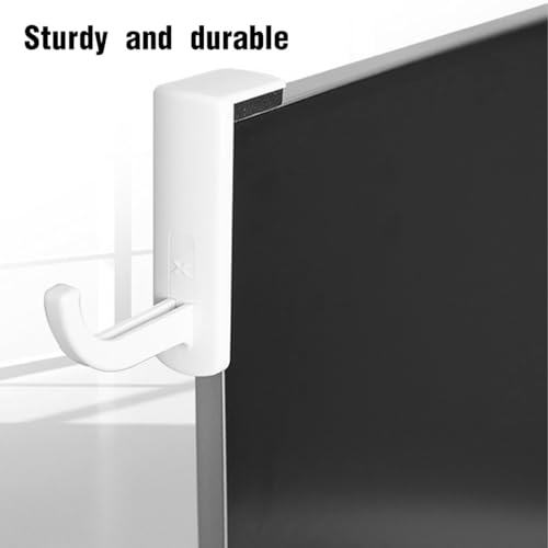 OQKAHIV Monitor-Headset-Haken für Computerbildschirme, Kopfhörer Halterung für Monitor - 4 Selbstklebende Haken für Headset & Kopfhörer - Dank ihres starken Klebers, Platzsparende Ständerhalterung