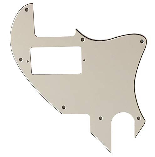 For US Tele F hole Hybrid Telecaster Conversion PAF Guitar Pickguard (3 Ply White)