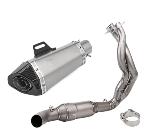 Motocicleta Escape Pipa Accesorios de Motocicleta Escape silenciador Completo DB Killer Tubo de conexión Medio Delantero para ER6N ER6F Ve&rsys 650 Z650 Ni&nja 650