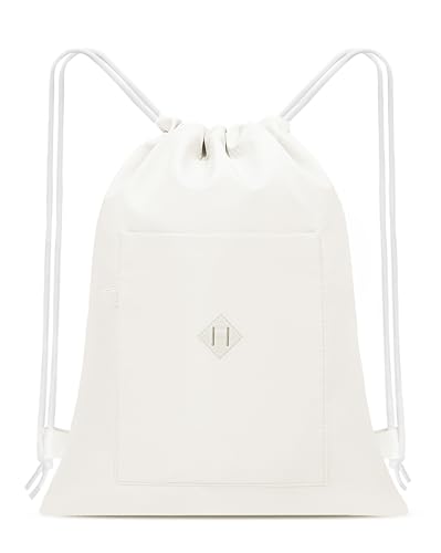 BAVELOE Drawstring Gym Backpack with Pocket for Women
