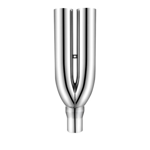 Embout silencieux d'échappement universel acier inoxydable pour modifier la sortie de voiture 19"