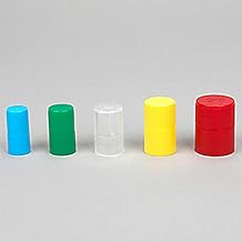Globe Scientific 118158C Diamond Culture Tube Cap for 25 mm Glass Culture Tubes, Clear Pack of 500