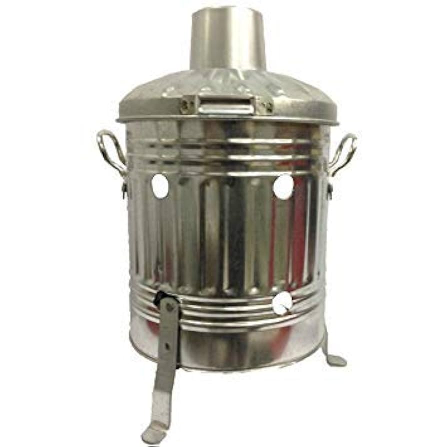Parasene 15L Mini Garden Incinerator Small Fire Bin Galvanised 15