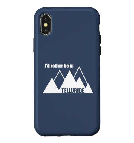 I'd Rather Be In Telluride �R�����h �X�}�z�P�[�X iPhone X/XS �p