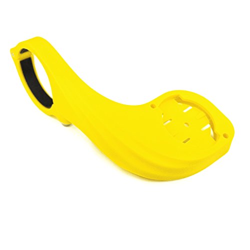 TUFF LUV Lollipop Mount E4_46 for Garmin Edge GPS Bike Handlebar Computer Mount Adapter - Yellow
