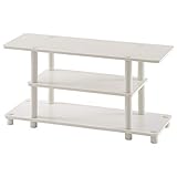 ぼん家具 テレビラック 多目的ラック 約幅80cm 32型 対応 棚 木製 ホワイト×ホワイト