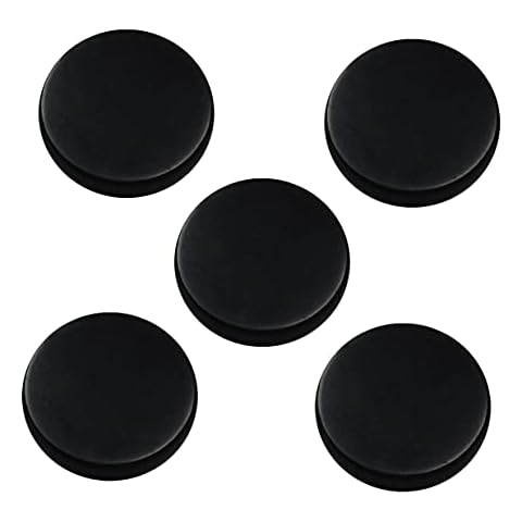 Shungite World Authentic Shungite Sticker for Phone Case Tablet Laptop Computer - Round Dot Healing Energy Shungite Stones Protection Plate with Carbon Fullerenes 5 Pack (Polished, 20 mm / 0.78") Cover