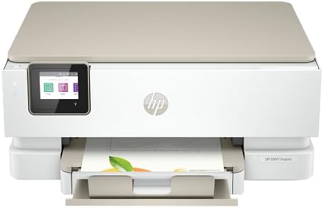 HP Envy Inspire 7220e Wireless Color All-in-One Printer (327B0A) – Renewed Premium with 1-Year Warranty