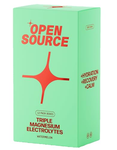 Image of Triple Magnesium Electrolyte Powder Packets, Watermelon 12 Count, Sugar Free Hydration Drink Mix, Glycinate Taurate Malate + Trace Minerals, Keto /Fasting /Carnivore