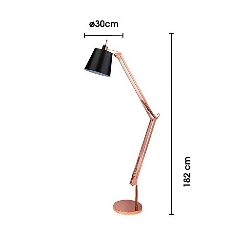 Luminária De Chaox 40mm Bella Iluminaçãox 40mm No Voltagev Cobre/ Preto