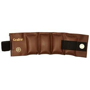 Graham-Field 1893 Grafco Wrist and Ankle Adjustable Workout Weights, Dark Brown, 1.5 lbs