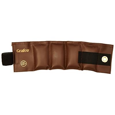 Graham-Field Exercise Weight, 1.5 lbs (0.68 kg), Wrist and Ankle Adjustable Workout Weights, Dark Brown, 1893