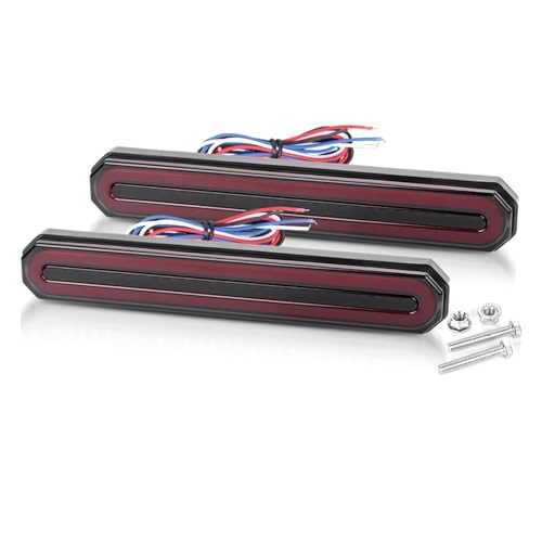 Feu arrière frein à LED moto clignotant dynamique camping-car 2X
