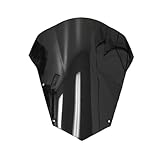 DFMT Black Windshield Windscreen Fit for Yamaha FZ6 Fazer 2004 2005 2006 2007 2008 2009 2010 Wind Deflector Motorcycle Front ABS Plastic Wind Screen